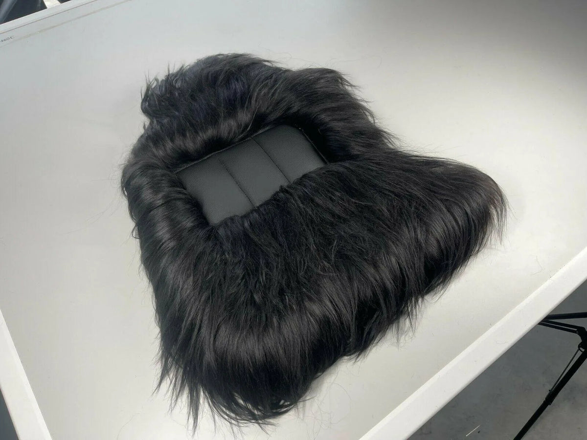 Sheepskin Floor Mats For Rolls Royce Phantom VIII (2017-2024) ER56 Design Brand - AutoWin