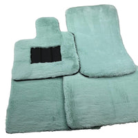 Tiffany Blue Sheepskin Floor Mats For Rolls Royce Cullinan Rr31 2018-2023 Er56 Design Brand - AutoWin