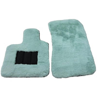 Tiffany Blue Sheepskin Floor Mats For Rolls Royce Cullinan Rr31 2018-2023 Er56 Design Brand - AutoWin