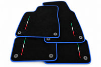 Floor Mats For Lamborghini Urus Black Tailored Black Trim - Blue
