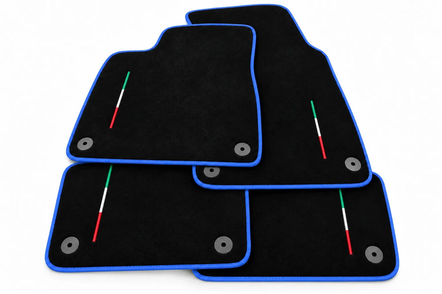 Floor Mats For Lamborghini Urus Black Tailored Black Trim - Blue