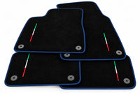 Floor Mats For Lamborghini Urus Black Tailored Black Trim - Dark Blue