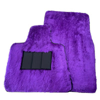 Violet Sheepskin Floor Mats for Rolls-Royce Shadow (1965-1977) - AutoWin