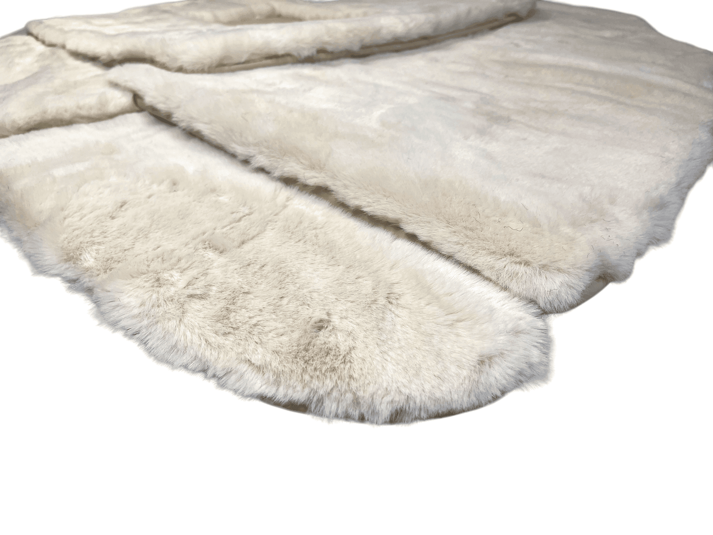 White Sheepskin Floor Mats For Bentley Continental GTC (2006–2011) Er56 Design - AutoWin