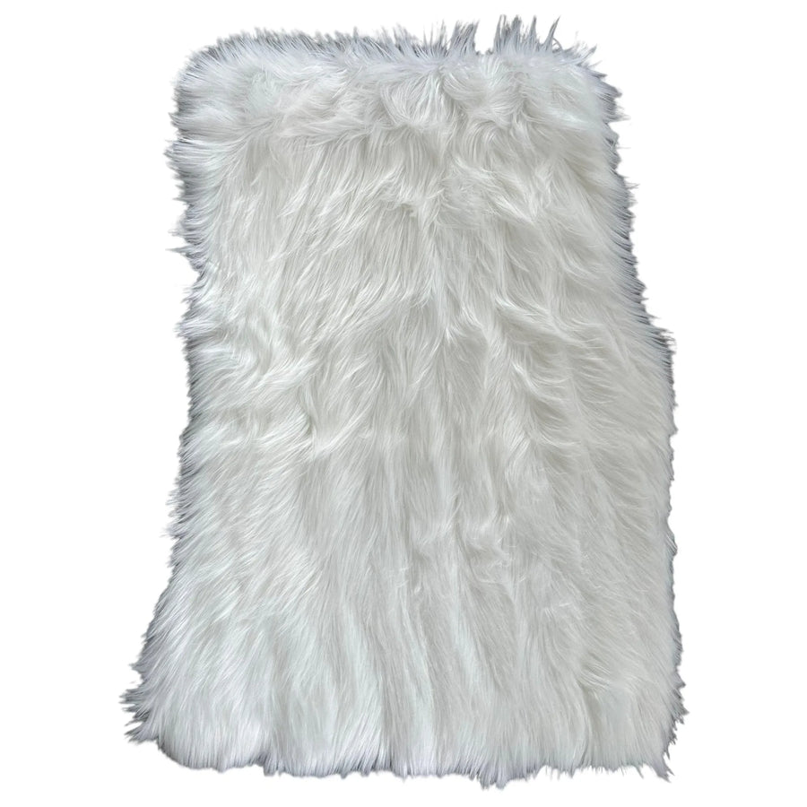 White Sheepskin Floor Mats For Rolls Royce Phantom VIII (2017-2024) ER56 Design Brand