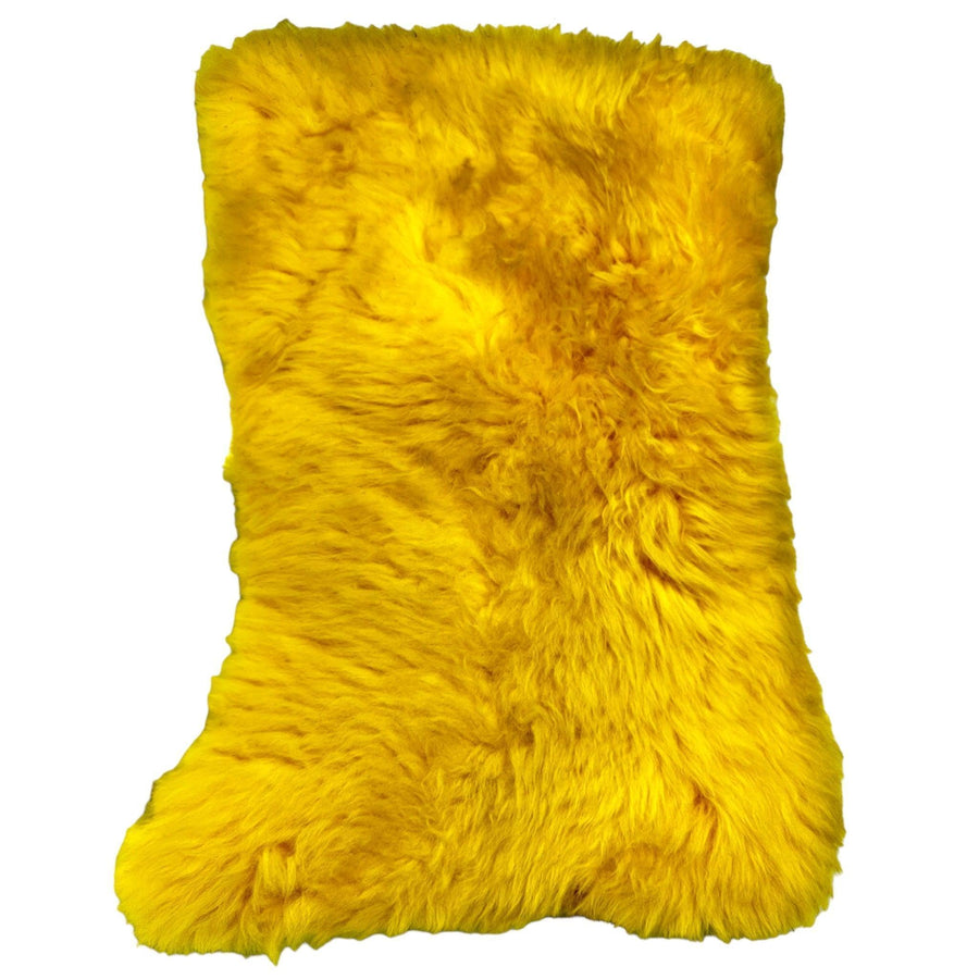 Yellow Sheepskin Floor Mats for Rolls Royce Ghost Series II (2021-2024) ER56 Design Brand - AutoWin