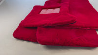 Red Sheepskin Floor Mats For Rolls Royce Phantom 2003–2016 Er56 Design Brand