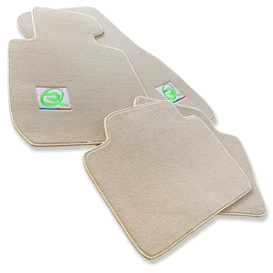 Beige Floor Mats For BMW 5 Series F10 Tailored Set Perfect Fit - AutoWin