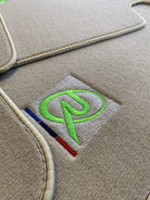 Beige Floor Mats For BMW 6 Series G32 GT Gran Turismo ROVBUT Brand Tailored Set Perfect Fit Green SNIP Collection - AutoWin