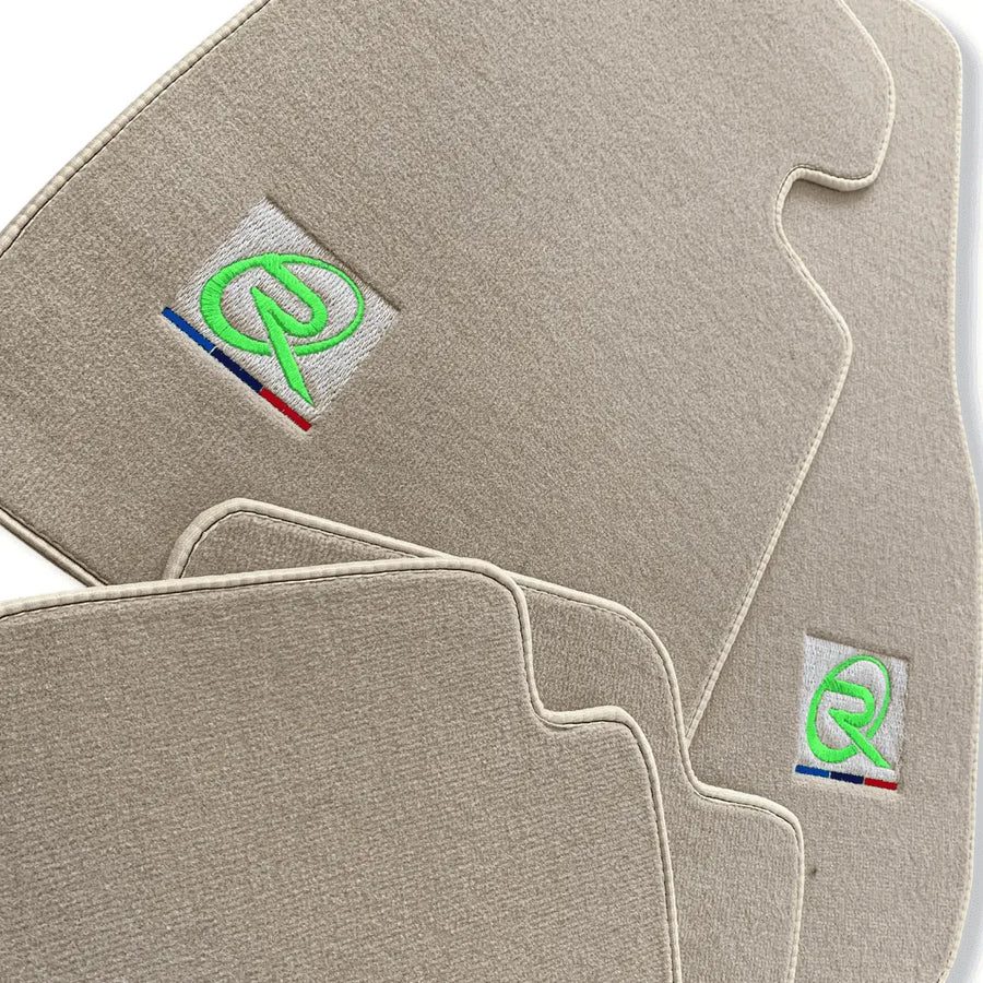 Beige Floor Mats For BMW iX (2022-2024) Brand Tailored Set Perfect Fit - AutoWin