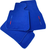 Blue Floor Mats For BMW 1 Series F40 With M Package - AutoWin