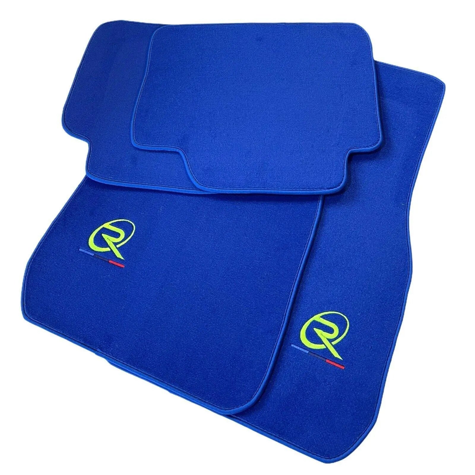 Blue Floor Mats For BMW 7 Series F01 Tailored Set Perfect Fit - AutoWin