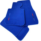 Blue Floor Mats For BMW 7 Series F02 With M Package - AutoWin