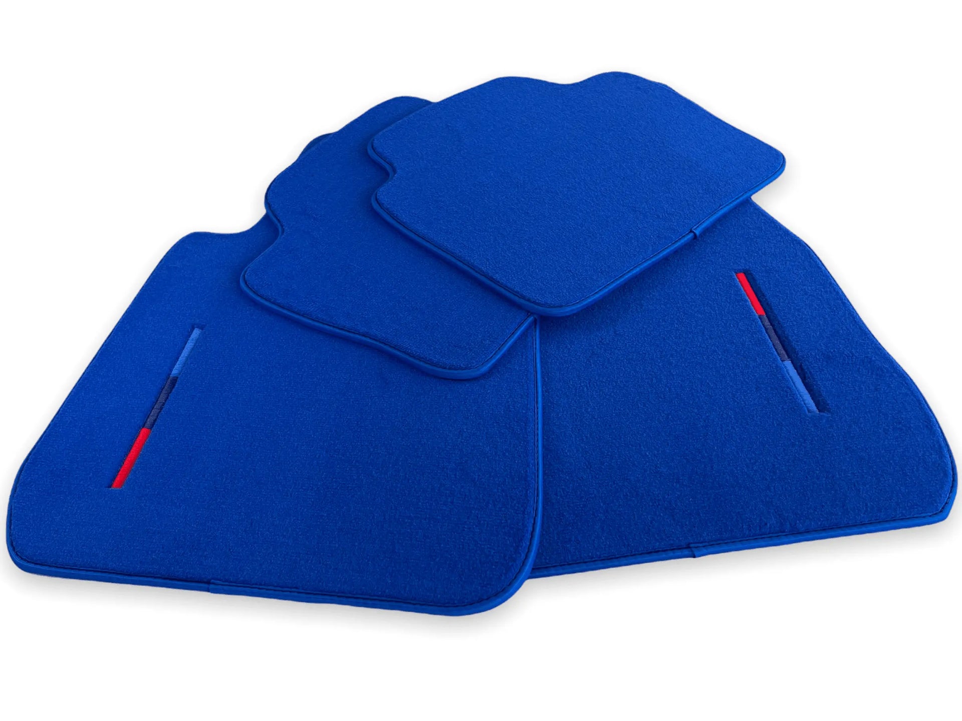 Blue Floor Mats For BMW M3 F80 Series With M Package - AutoWin