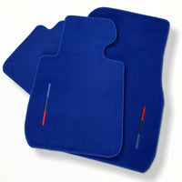 Blue Floor Mats for BMW iX (2022-2024) with M Package - AutoWin