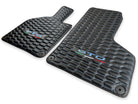 Blue Stitched Carbon Mats for Lamborghini Huracan Sto