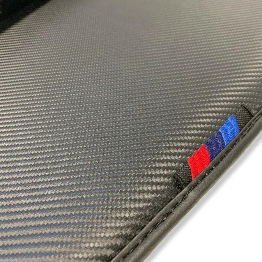 Floor Mats For BMW 1 Series E82 Autowin Brand Carbon Fiber Leather - AutoWin