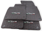 Floor Mats For Lamborghini Urus Leather Red Stitching - AutoWin