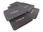 Floor Mats For Lamborghini Urus Leather Red Stitching - AutoWin