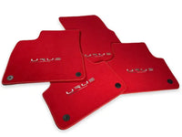 Floor Mats For Lamborghini Urus Red Tailored Carpets - AutoWin