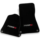 Floor Mats For McLaren 720S Black Tailored Carpets Set AutoWin - AutoWin