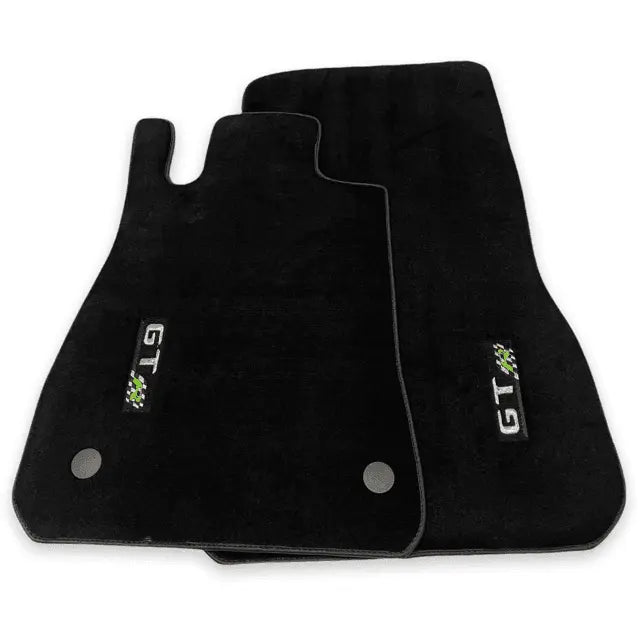 Floor Mats For Mercedes-Benz Amg Gtr Green Logo Autowin Brand - AutoWin