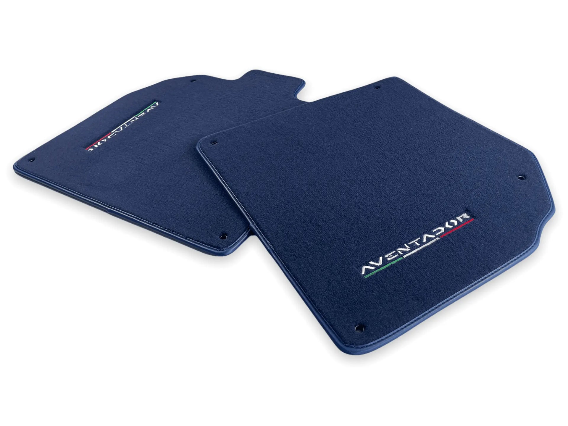 Floor Mats for Lamborghini Aventador Dark Blue Color - AutoWin