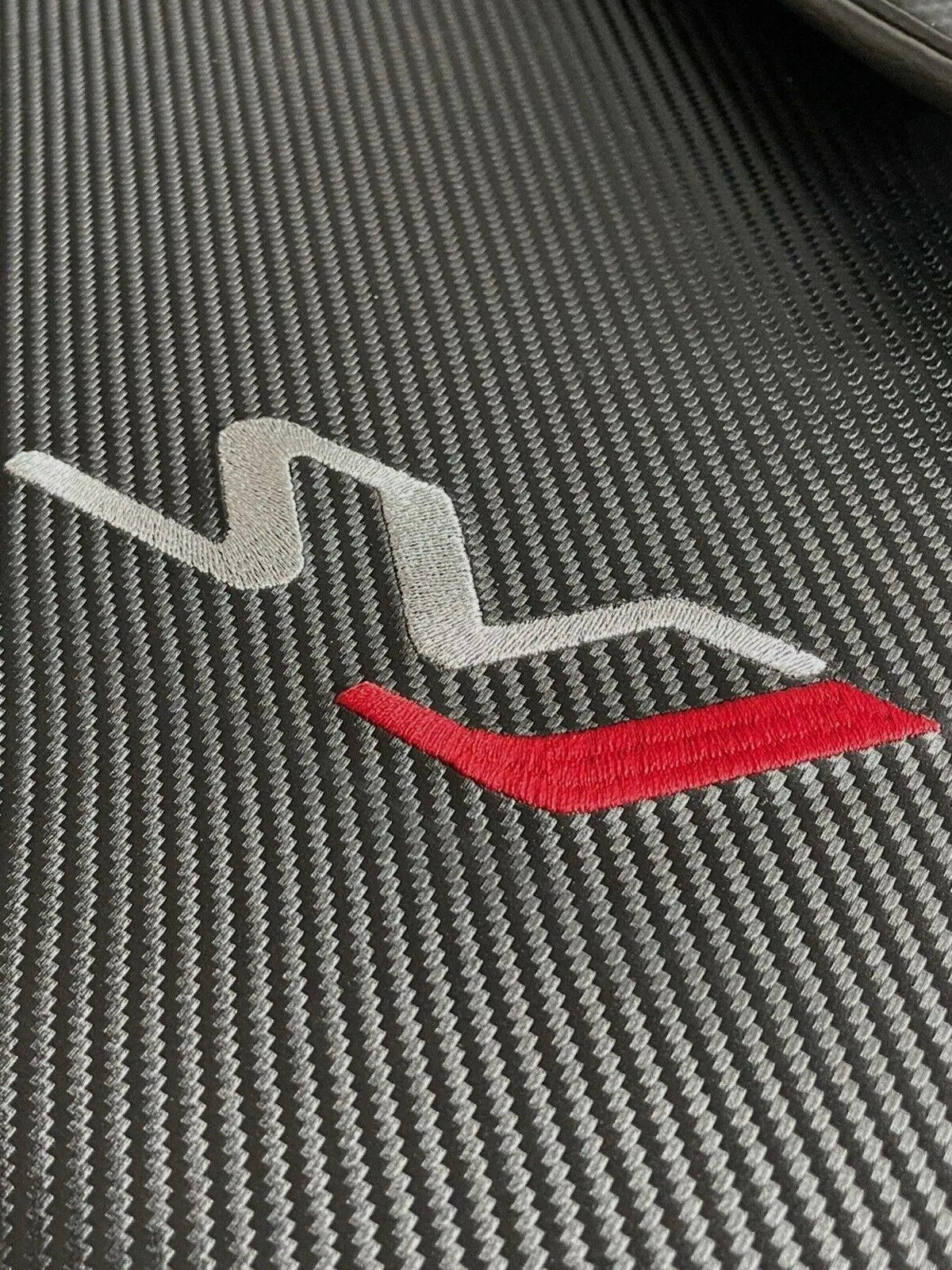 Floor Mats for Lamborghini Aventador Svj Leather Carbon Limited Edition - AutoWin