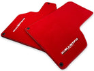 Floor Mats for Lamborghini Gallardo Red Color - AutoWin