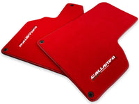 Floor Mats for Lamborghini Gallardo Red Color - AutoWin
