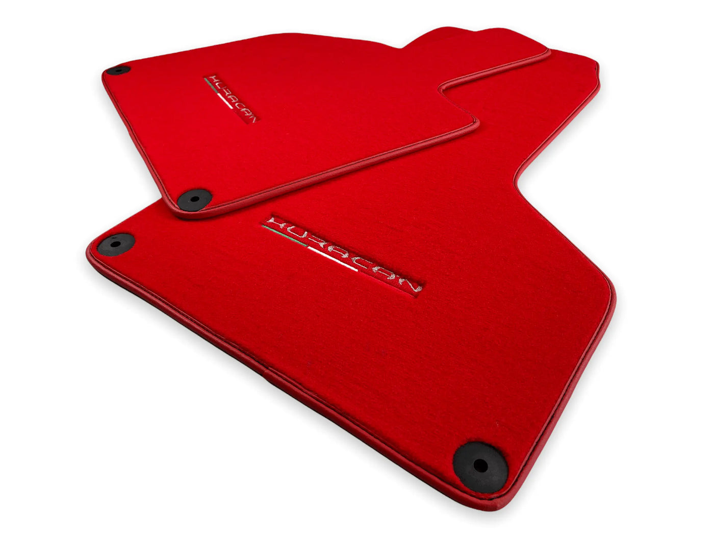 Floor Mats for Lamborghini Huracan Red Color - AutoWin