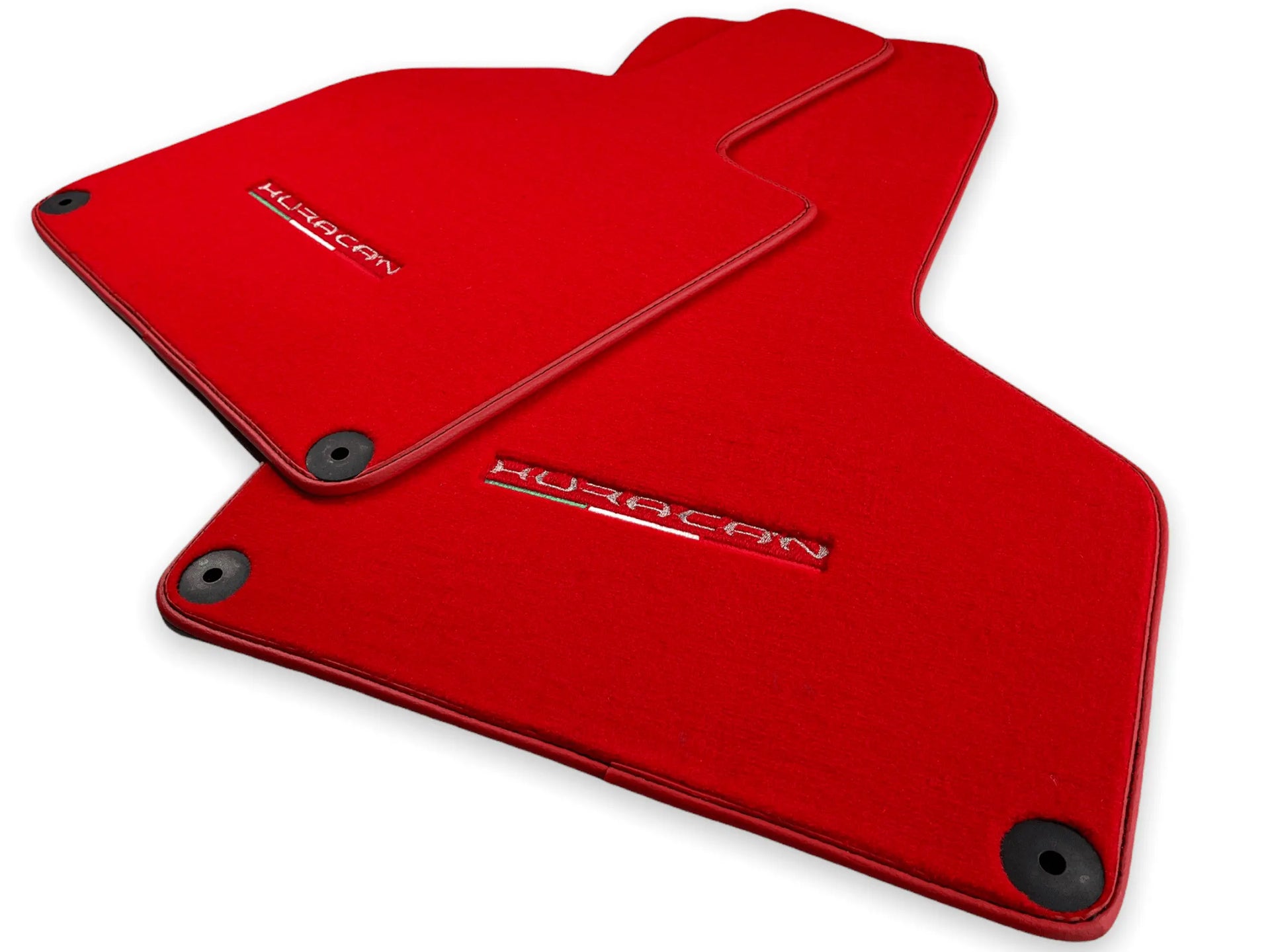 Floor Mats for Lamborghini Huracan Red Color - AutoWin