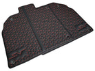 Leather Floor Mats for Lamborghini Aventador SV | Red Stitching - AutoWin