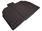 Leather Floor Mats for Lamborghini Aventador SV | Red Stitching - AutoWin