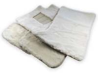 Luxury White Sheepskin Floor Mats for Rolls Phantom