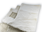 Luxury White Sheepskin Floor Mats for Rolls Phantom