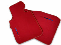 Red Floor Mats For BMW 3 Series E90 With M Package - AutoWin