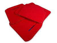 Red Floor Mats For BMW 3 Series F30 With M Package - AutoWin