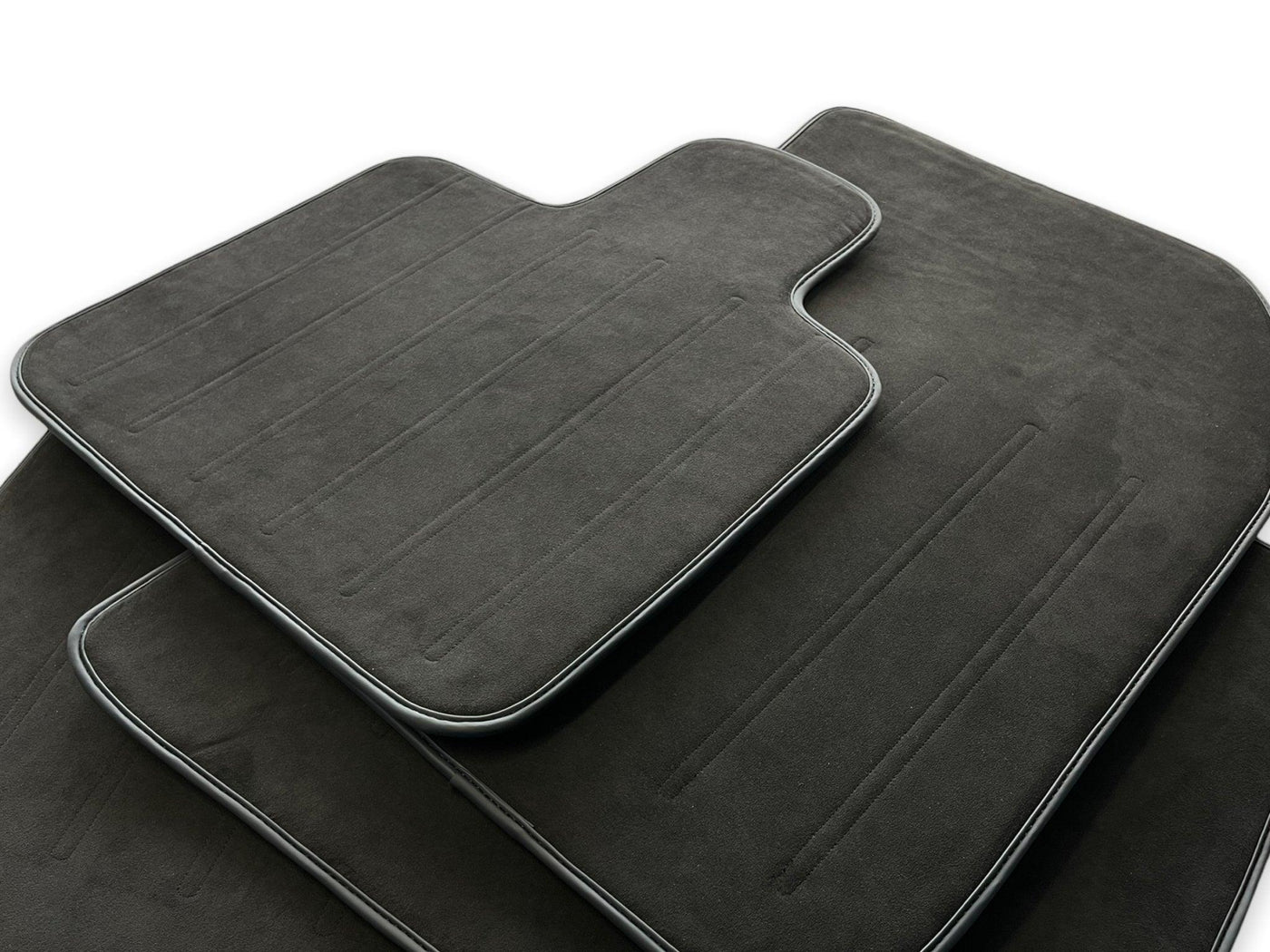 Alcantara Floor Mats For Rolls Royce Black Badge Dawn - AutoWin