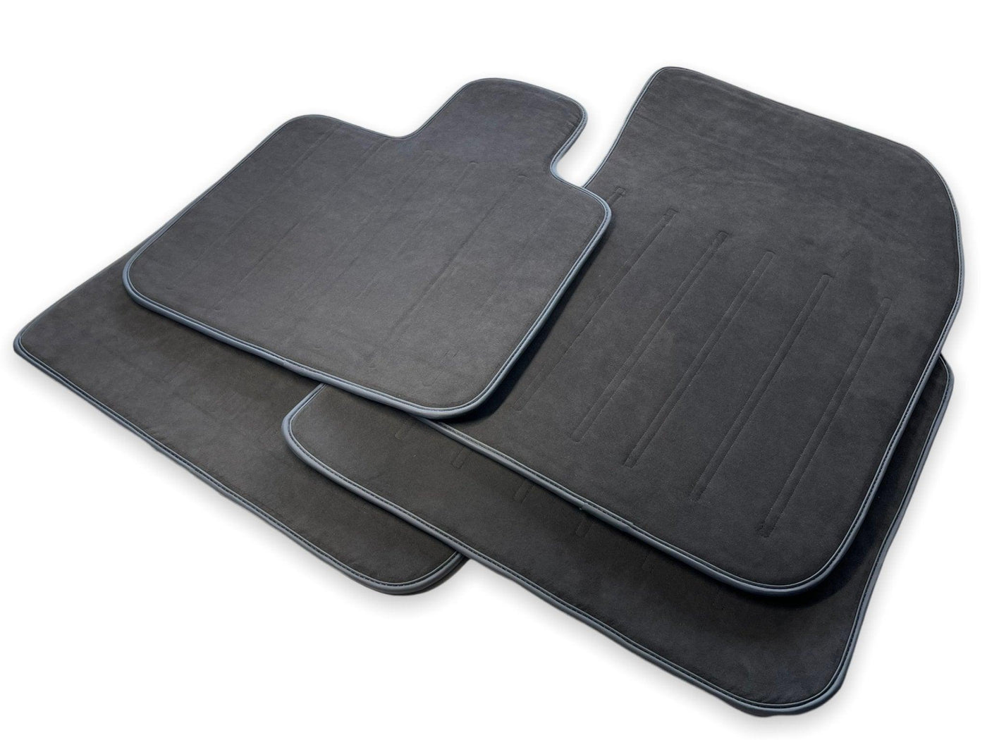 Alcantara Floor Mats For Rolls Royce Black Badge Ghost Series II (2021-2024) - AutoWin