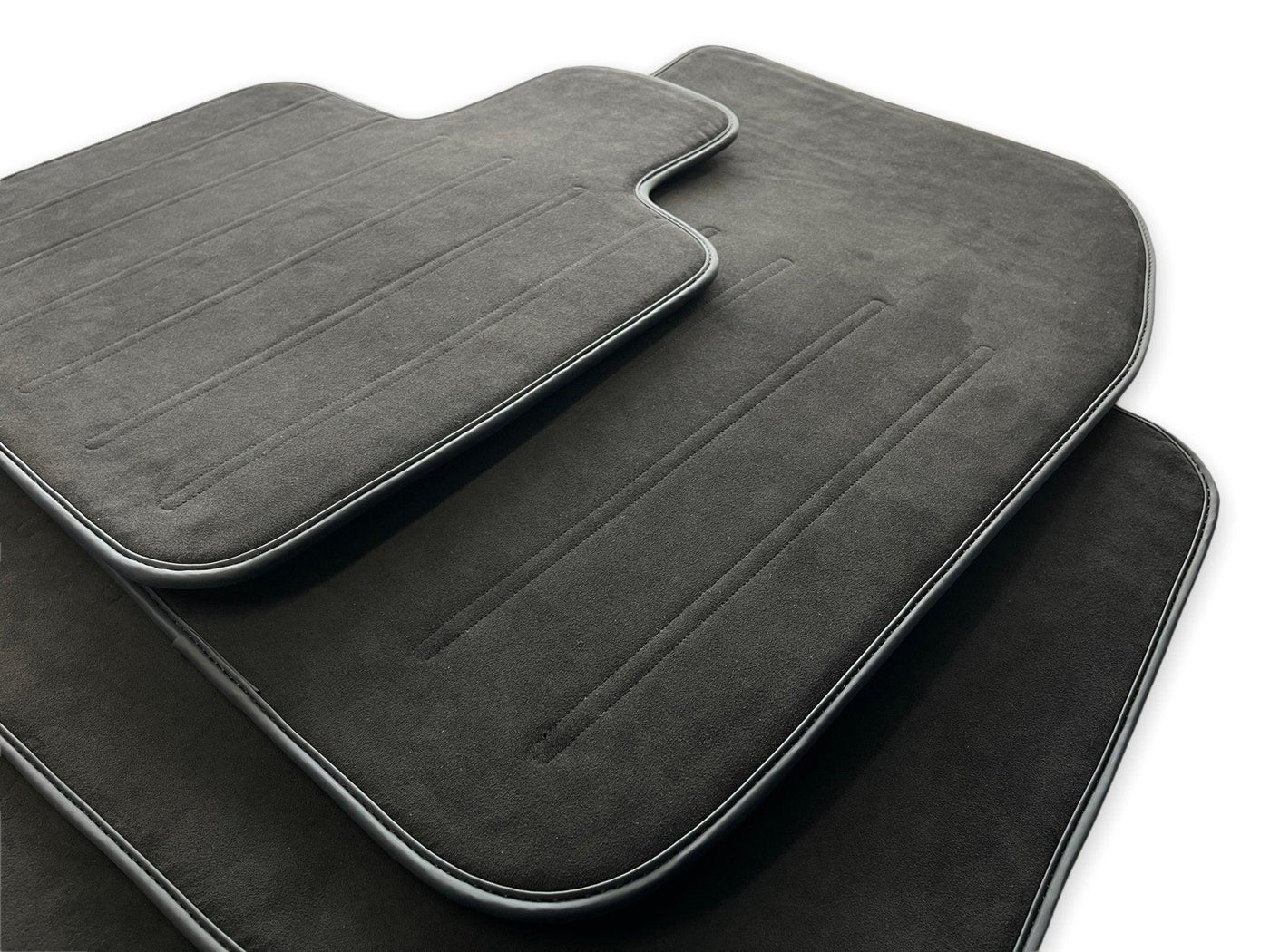 Alcantara Floor Mats For Rolls Royce Black Badge Phantom VIII (2017-2024) - AutoWin