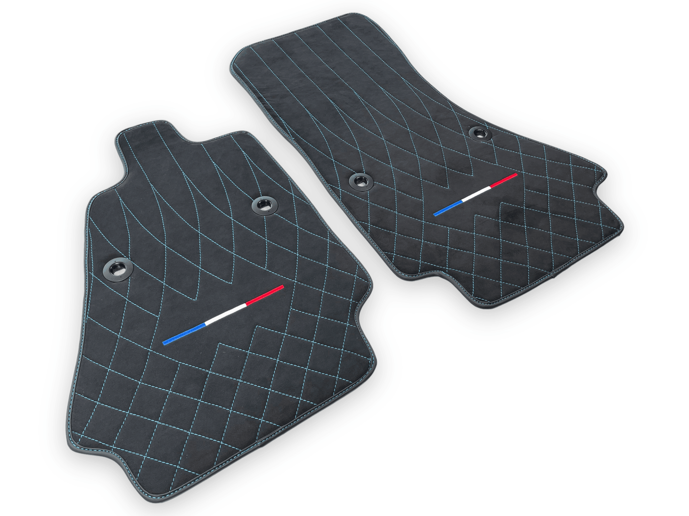 Alcantara Leather Floor Mats For Bugatti Chiron Limited Edition - AutoWin