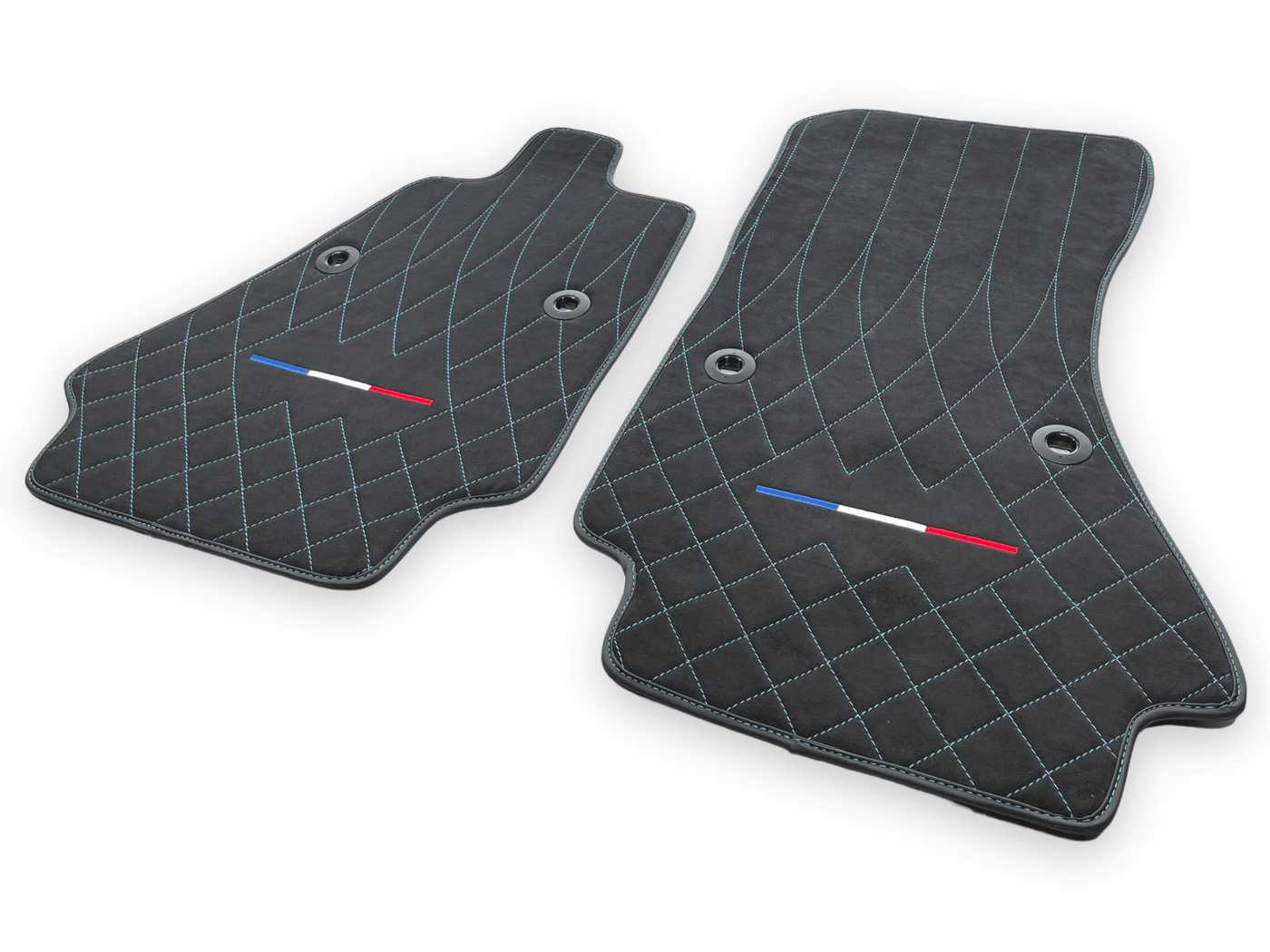 Alcantara Leather Floor Mats For Bugatti Chiron Limited Edition - AutoWin