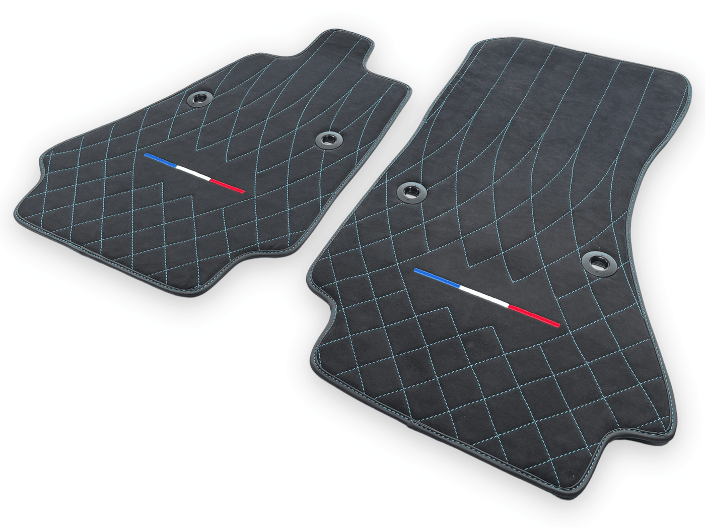 Alcantara Leather Floor Mats For Bugatti Chiron Limited Edition - AutoWin