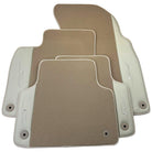 Beige Floor Mats for Bentley Flying Spur (2013-2019) with Leather - AutoWin