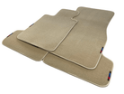 Beige Floor Mats For BMW 8 Series Gran Coupe G16 With M Package AutoWin Brand - AutoWin