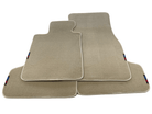 Beige Floor Mats For BMW 8 Series Gran Coupe G16 With M Package AutoWin Brand - AutoWin