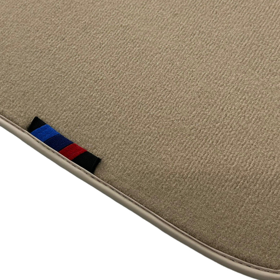 Beige Floor Mats For BMW Z4 Series E85 Convertible (2003-2008) With M Package - AutoWin