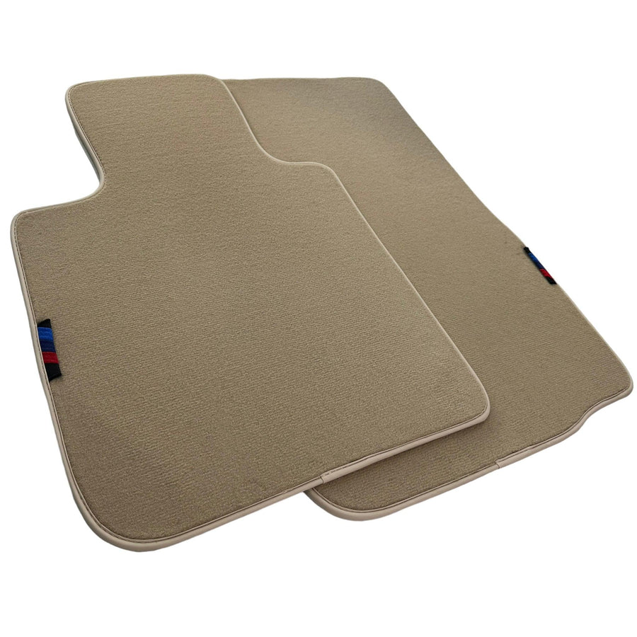 Beige Floor Mats For BMW Z4 Series E85 Convertible (2003-2008) With M Package - AutoWin