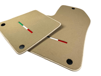 Beige Floor Mats For Ferrari 599 Coupe 2006-2012 Italian Edition - AutoWin